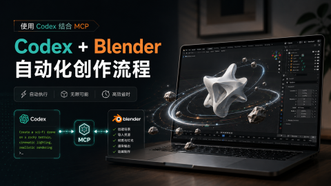 【AI+BL】Codex+Blender自动创作流程