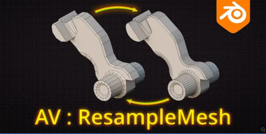 ResampleMesh-硬表面重拓扑插件