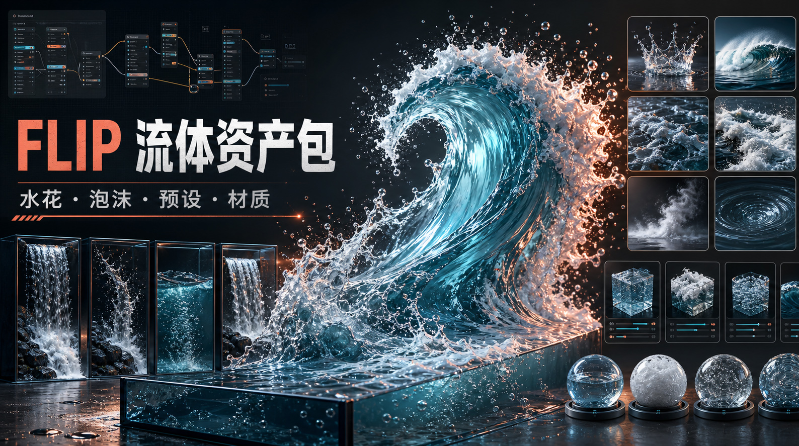 FLIP_Fluids_Addon_Presets 流体资产包