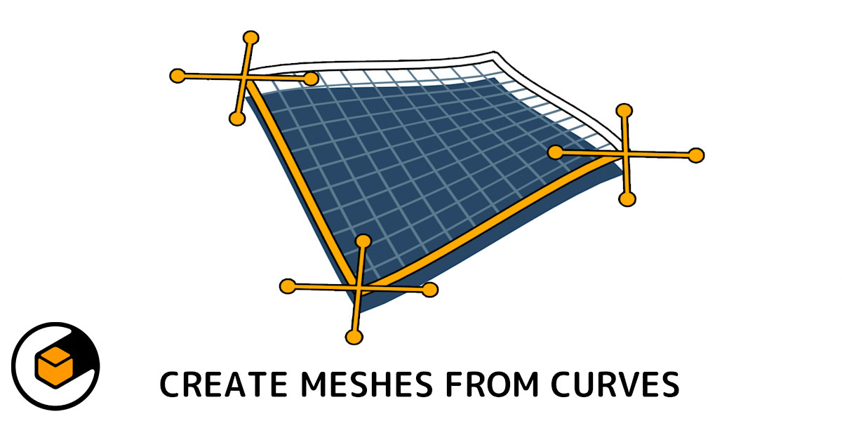 Curves To Mesh 线条生成面片