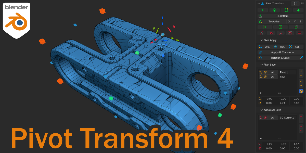 Pivot_Transform  模型中心点移动