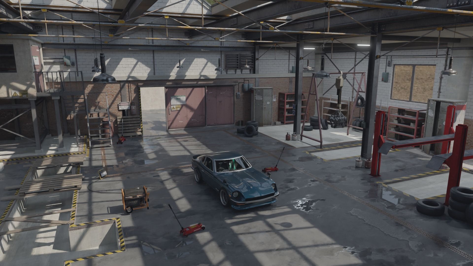 High Detail Garage 3D model